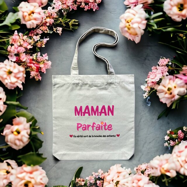 Image front Sac coton maman parfaite