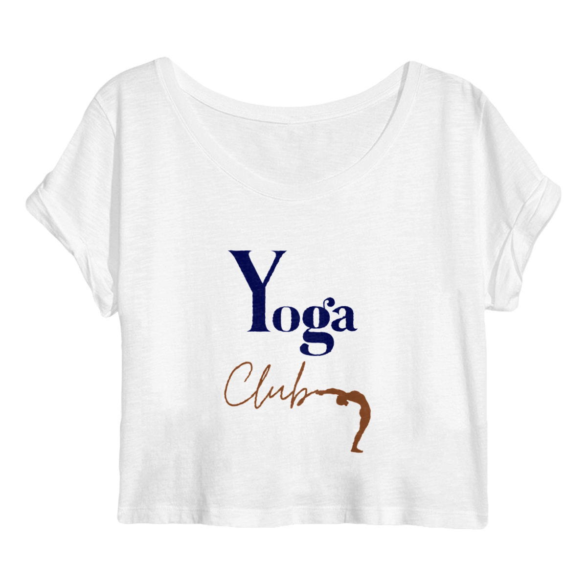 Image back Yoga club crop TOP