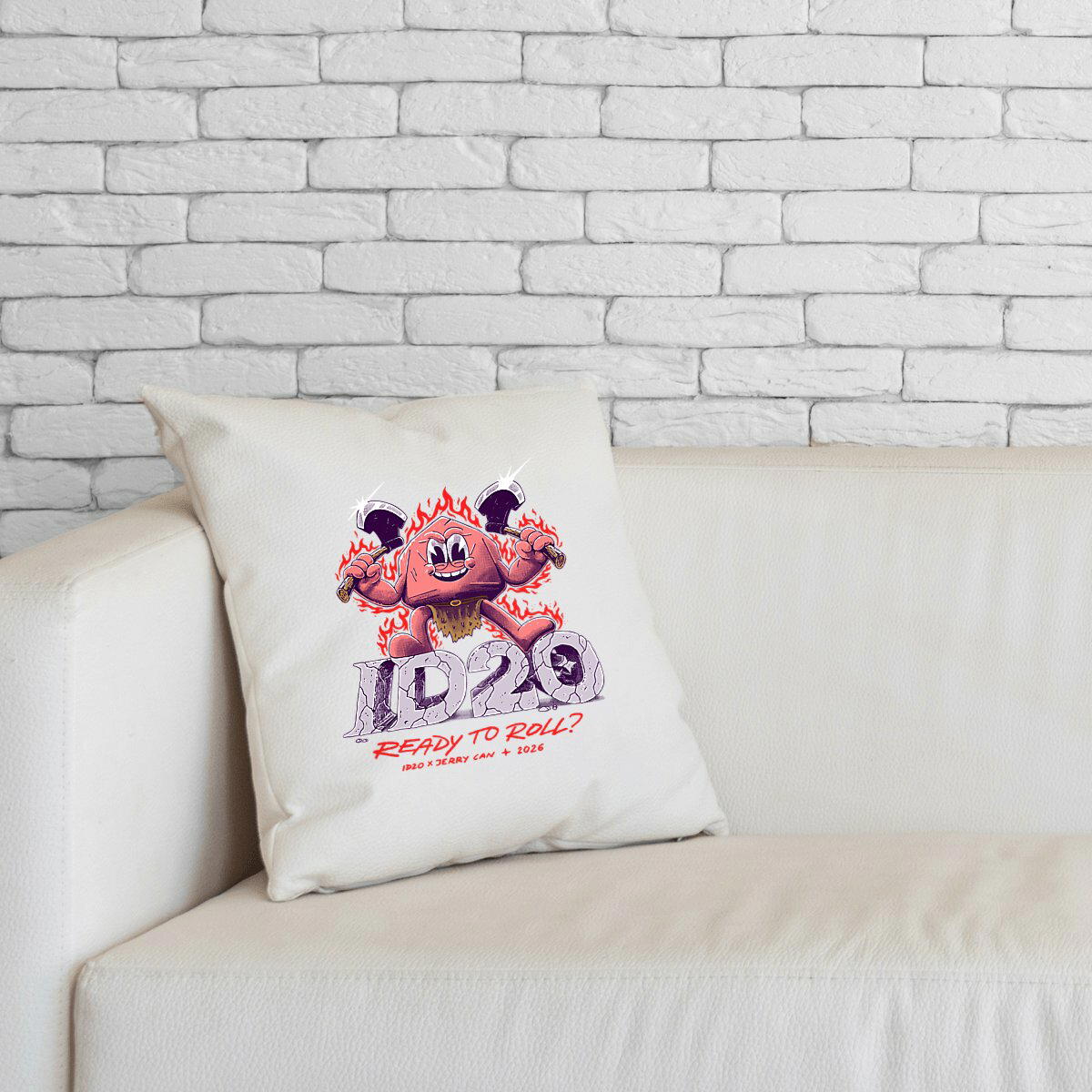 Image front Coussin Ready to roll ?