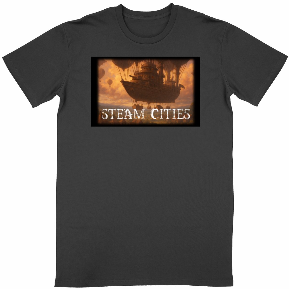 Image back Steam Cities - Sky City - Unisex Classic T-shirt