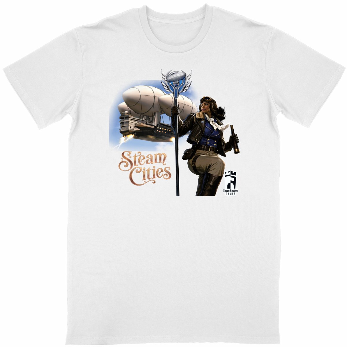 Image back Steam Cities - Sky City - Unisex Classic T-shirt