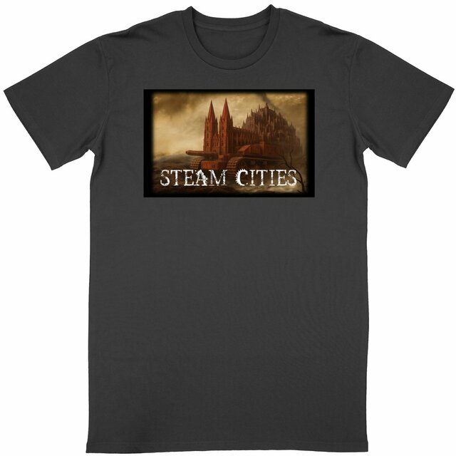 Image back Steam Cities - Cathedral City - Unisex Classic T-shirt