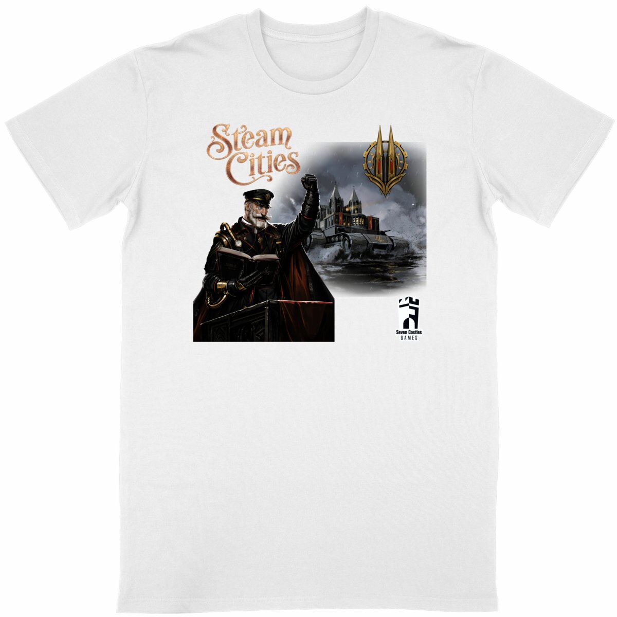 Image back Steam Cities - Cathedral City - Unisex Classic T-shirt