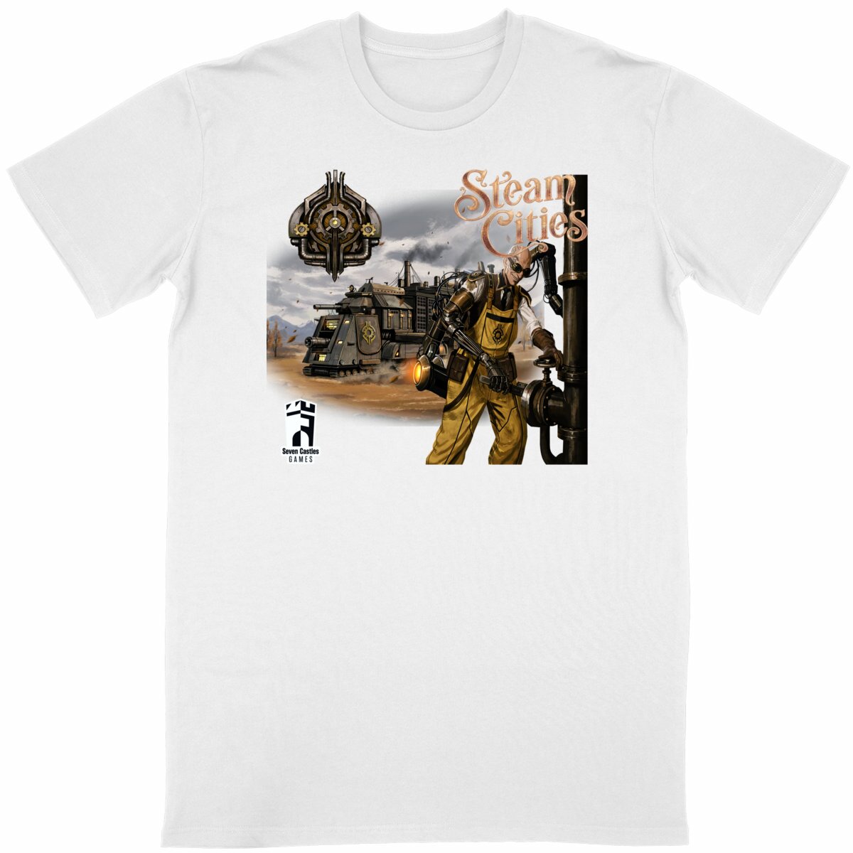 Image back Steam Cities - Sea City - Unisex Classic T-shirt