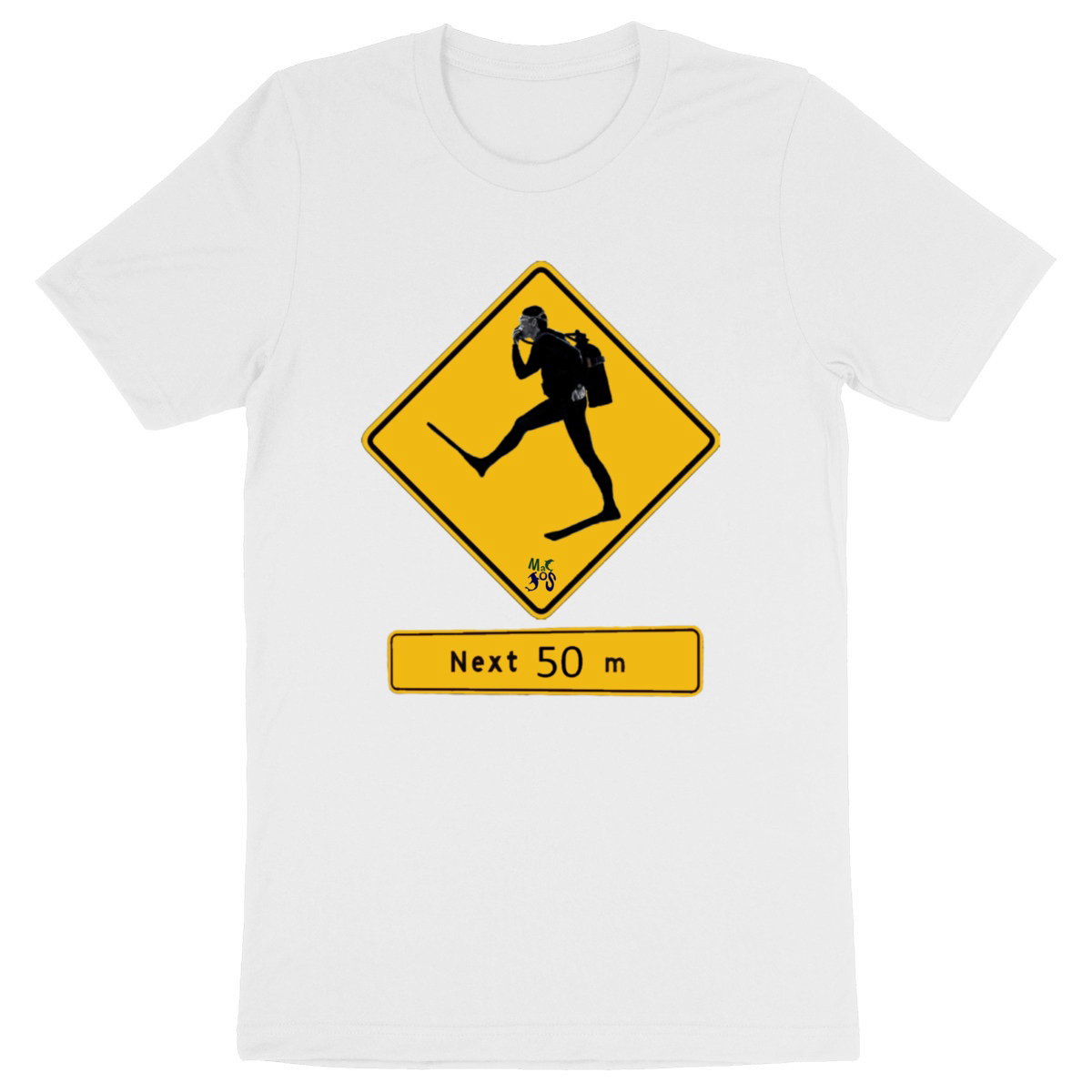 T-shirt plongée panneau australien