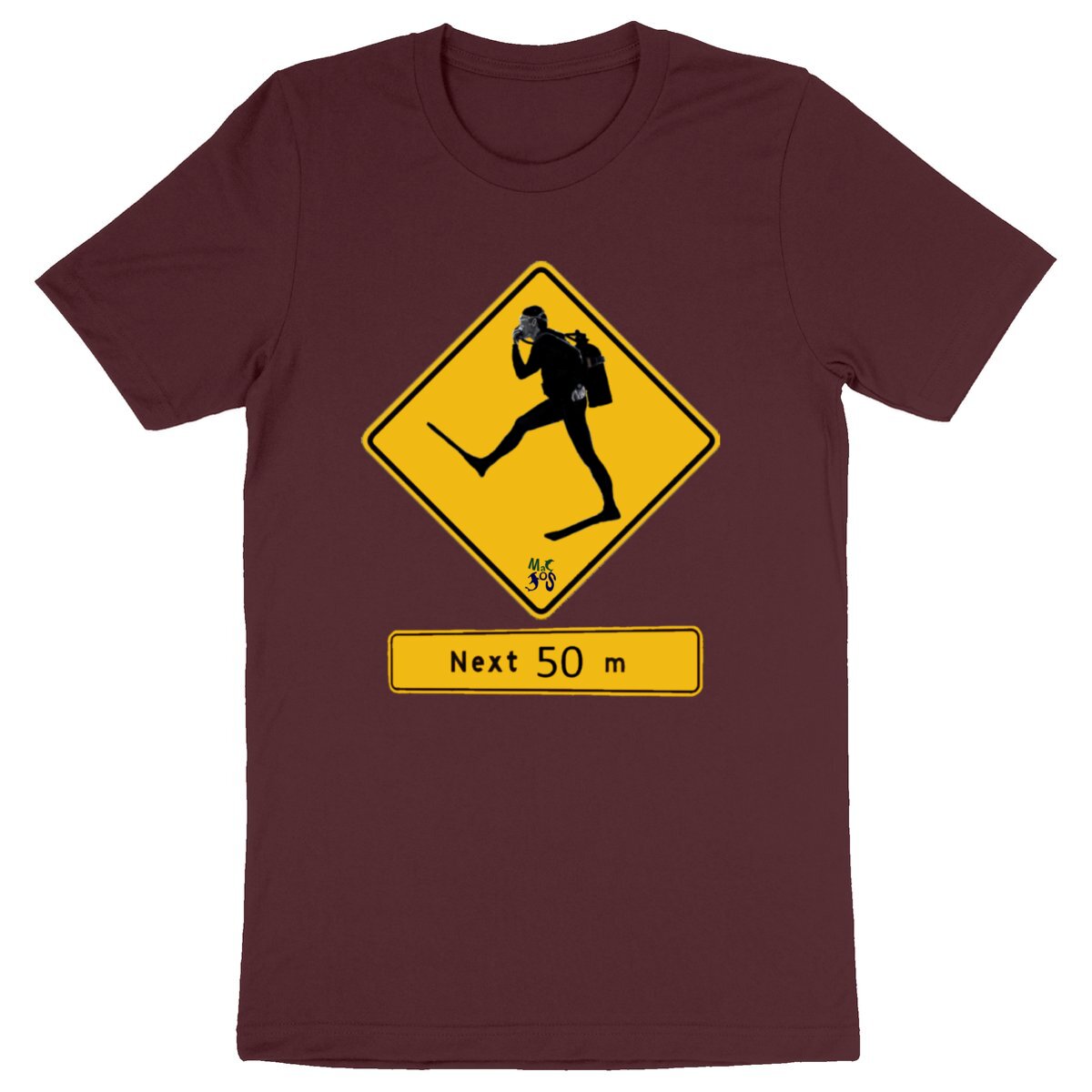 T-shirt plongée panneau australien
