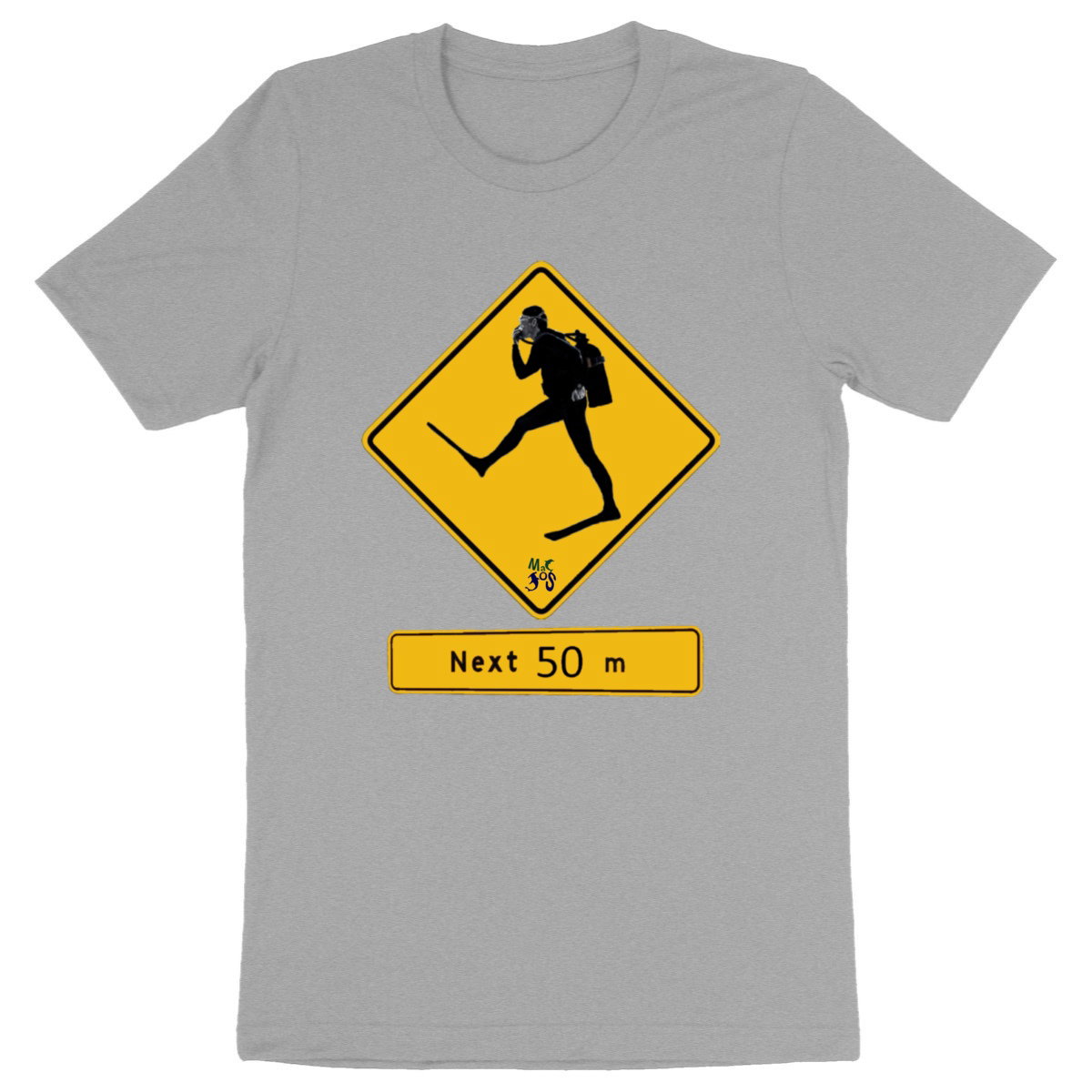 T-shirt plongée panneau australien