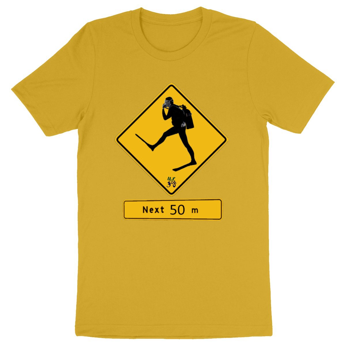 T-shirt plongée panneau australien