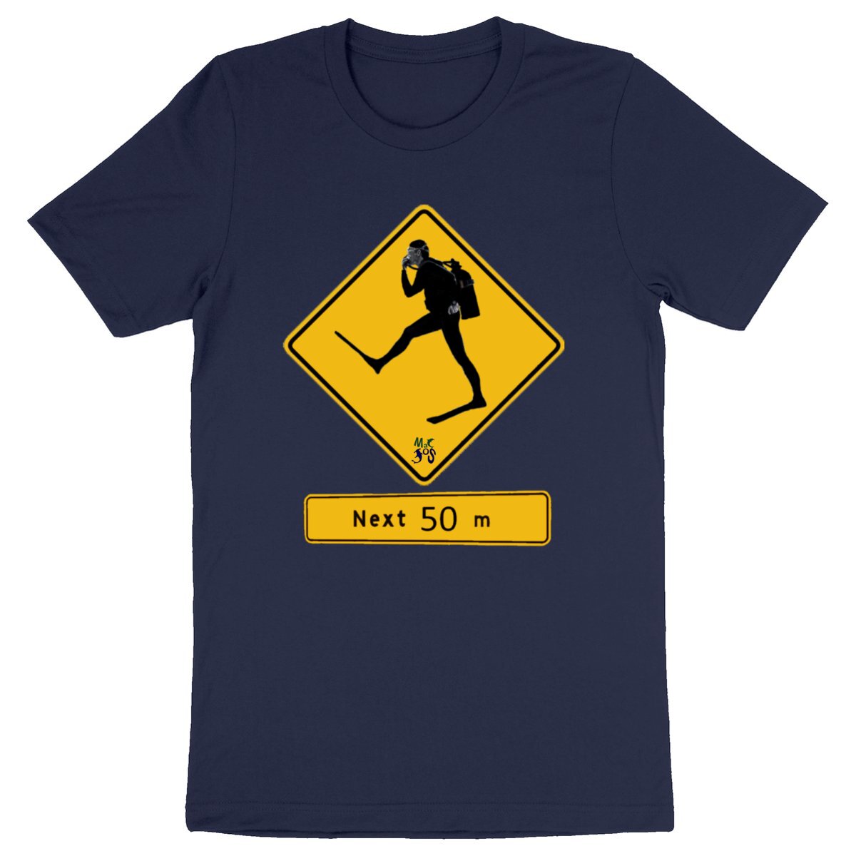 T-shirt plongée panneau australien