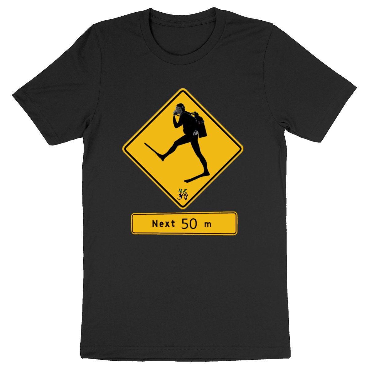 T-shirt plongée panneau australien