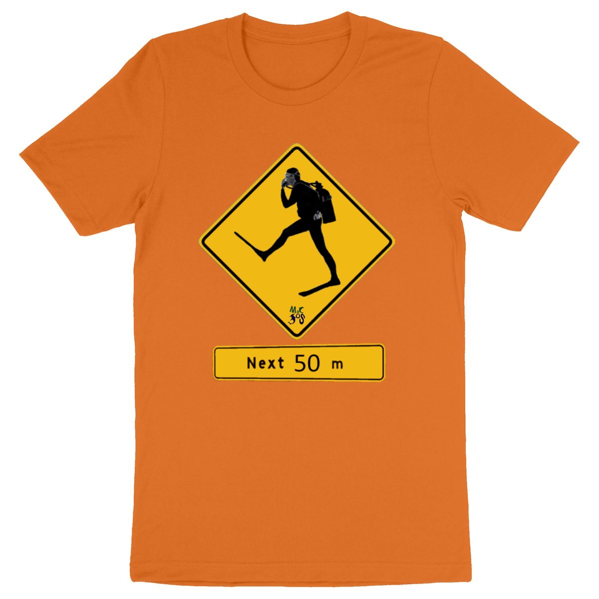 T-shirt plongée panneau australien