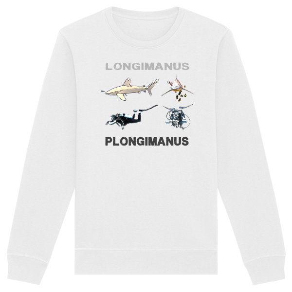 Sweat shirt plongée bio : longimanus / plongimanus
