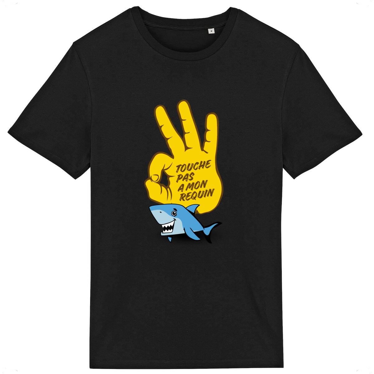 T-shirt plongée bio : touche pas mon requin