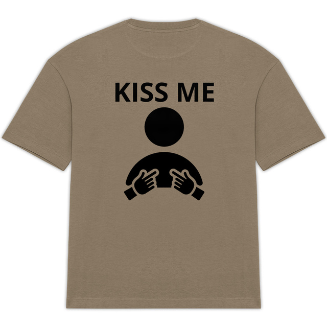 Image back TEE-SHIRT BOÎTE DE NUIT "KISS ME"