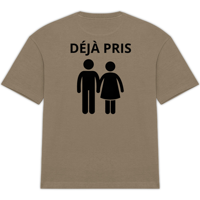 Image back TEE-SHIRT BOÎTE DE NUIT "DÉJÀ PRIS"