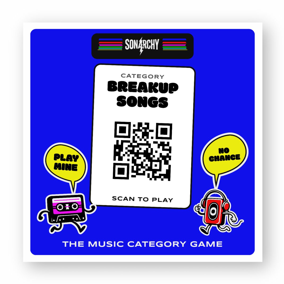 Square Sticker - Breakup Anthems Edition