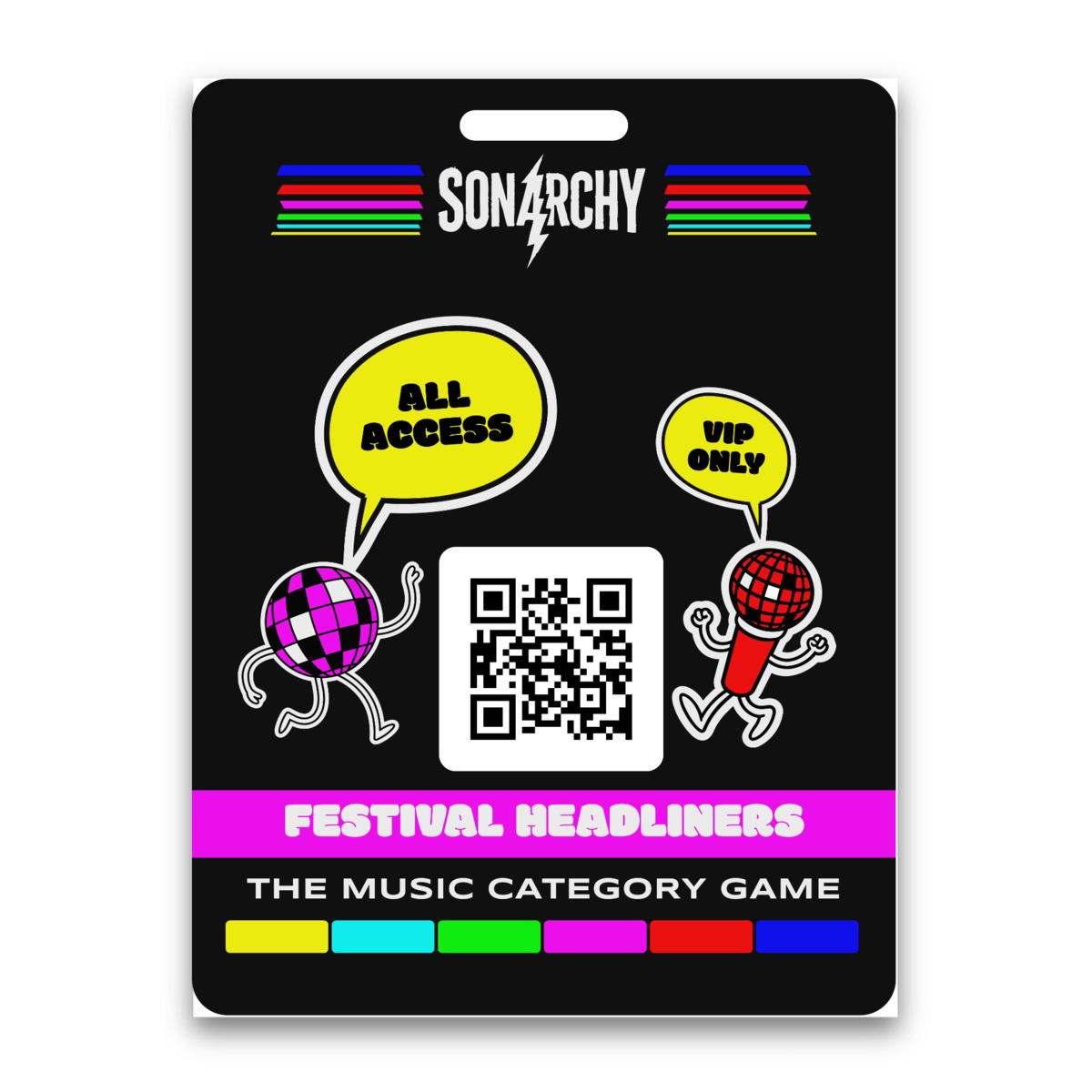 Backstage pass - Festival headliners