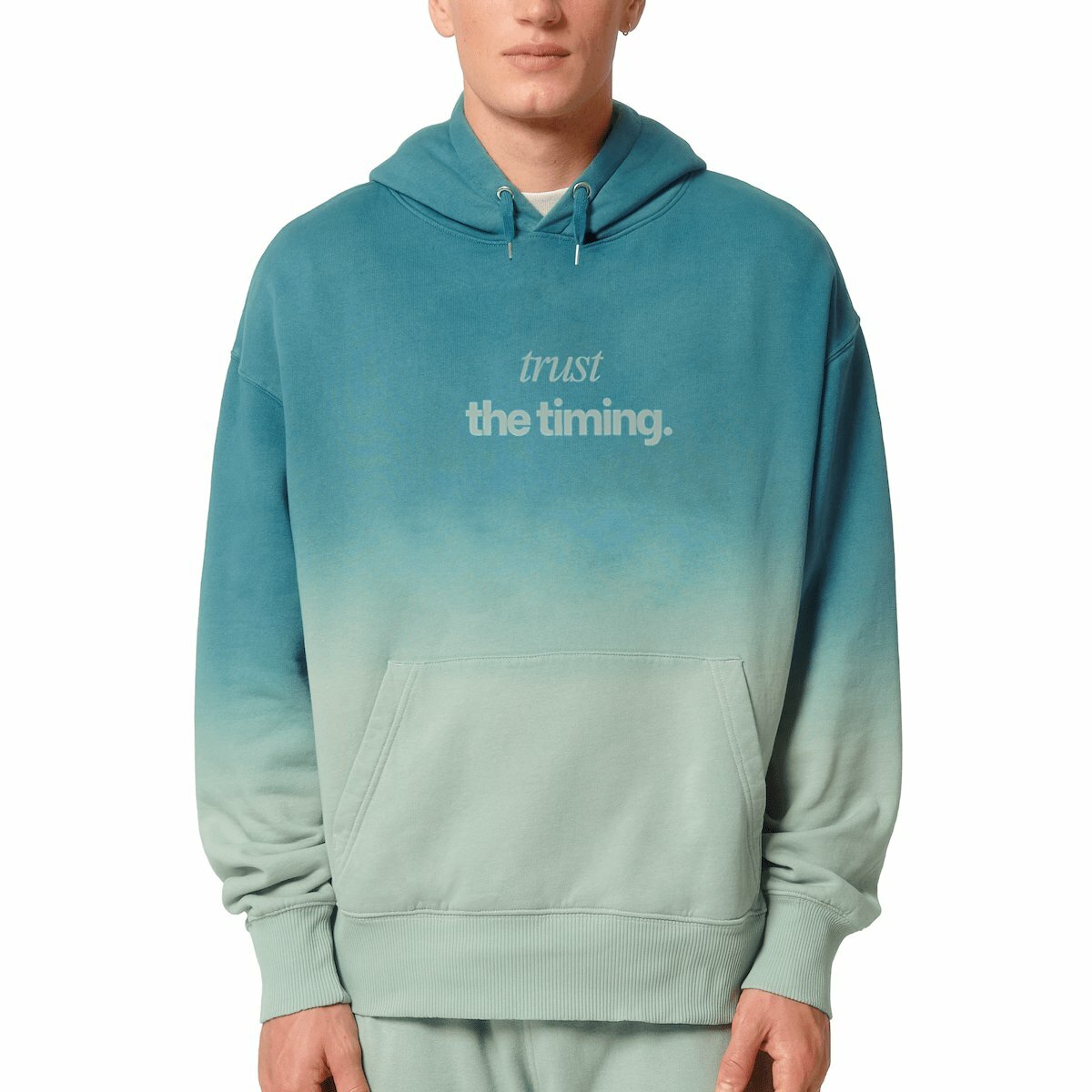 Edition #4 trust the timing. Oversized Hoodie