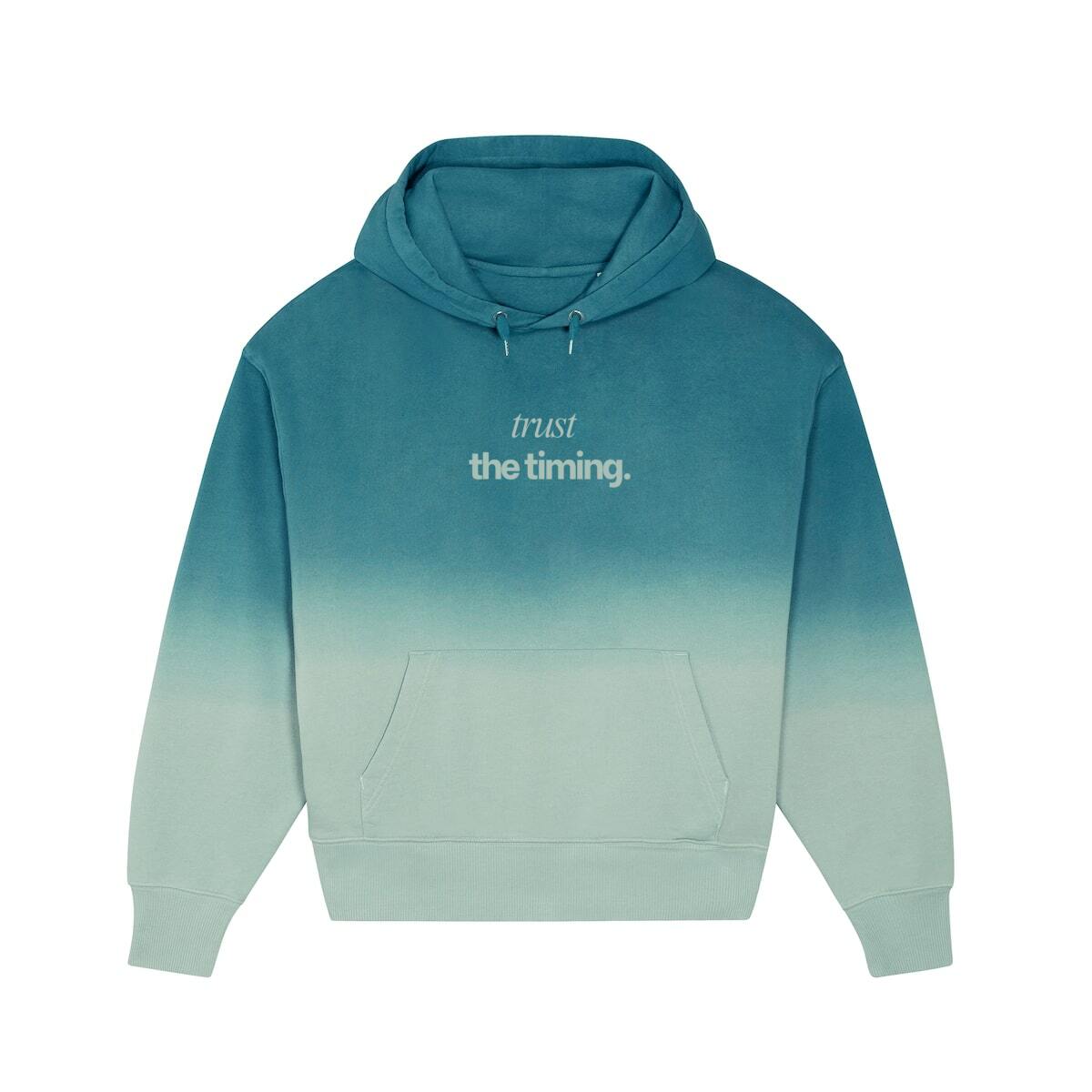Edition #4 trust the timing. Oversized Hoodie - Image