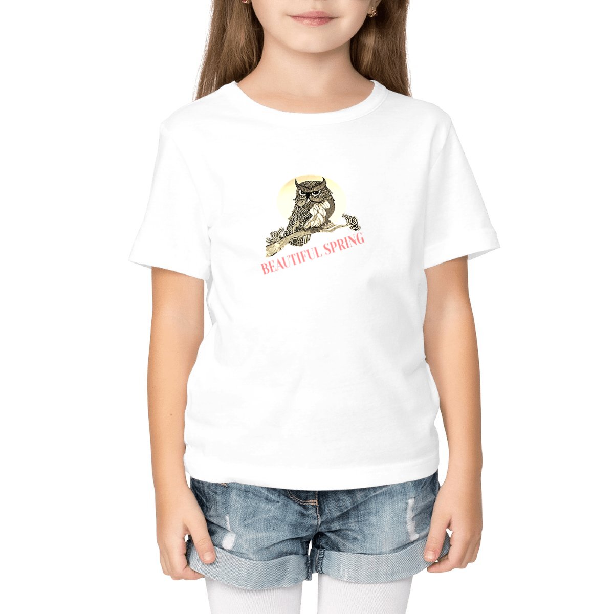 Image front BEAUTIFUL SPRING...Kids t-shirt Change...art DESIGN photography