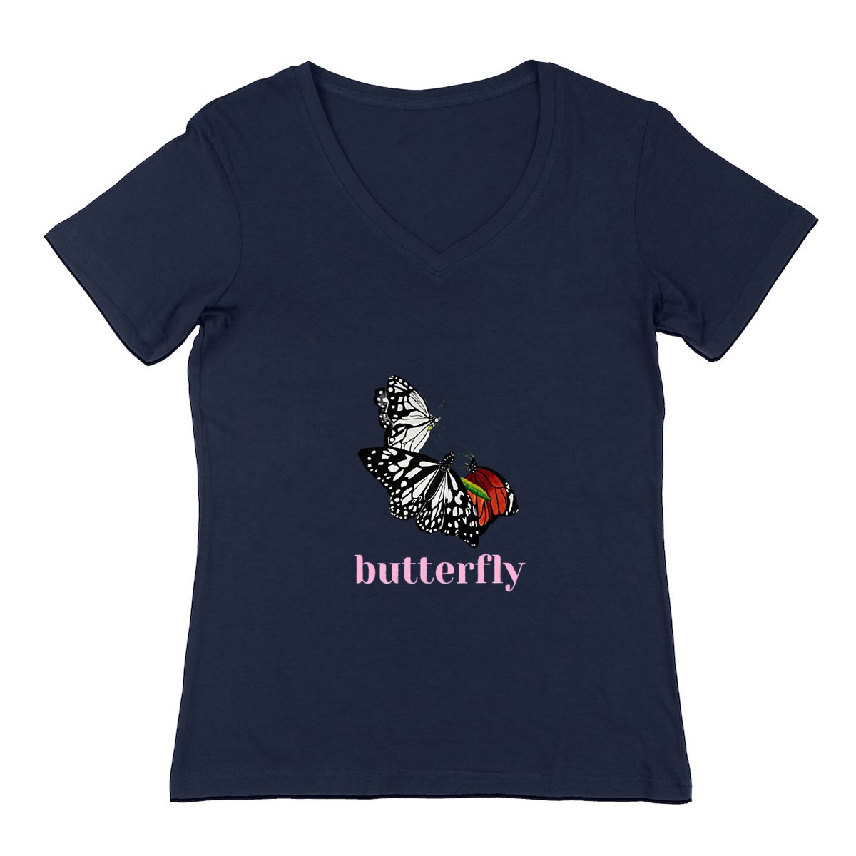 Image front Women's v-neck T-shirt Change New stock 🌺 NY  baggy unisex  t shirt