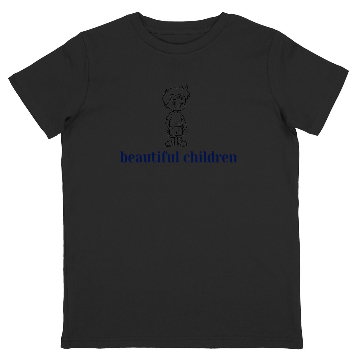 Image back beautiful children t-shirT kids 