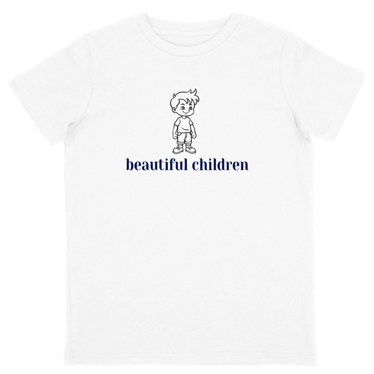 Image front beautiful children t-shirT kids 