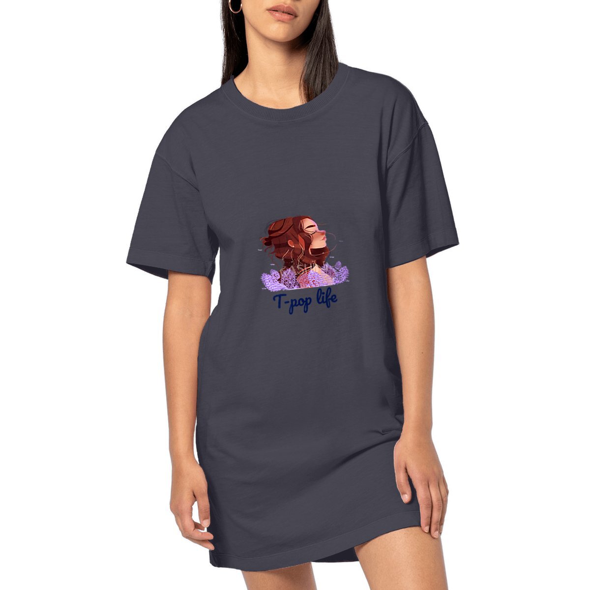 Image front Women's t-shirt dress Premium Plus best product 