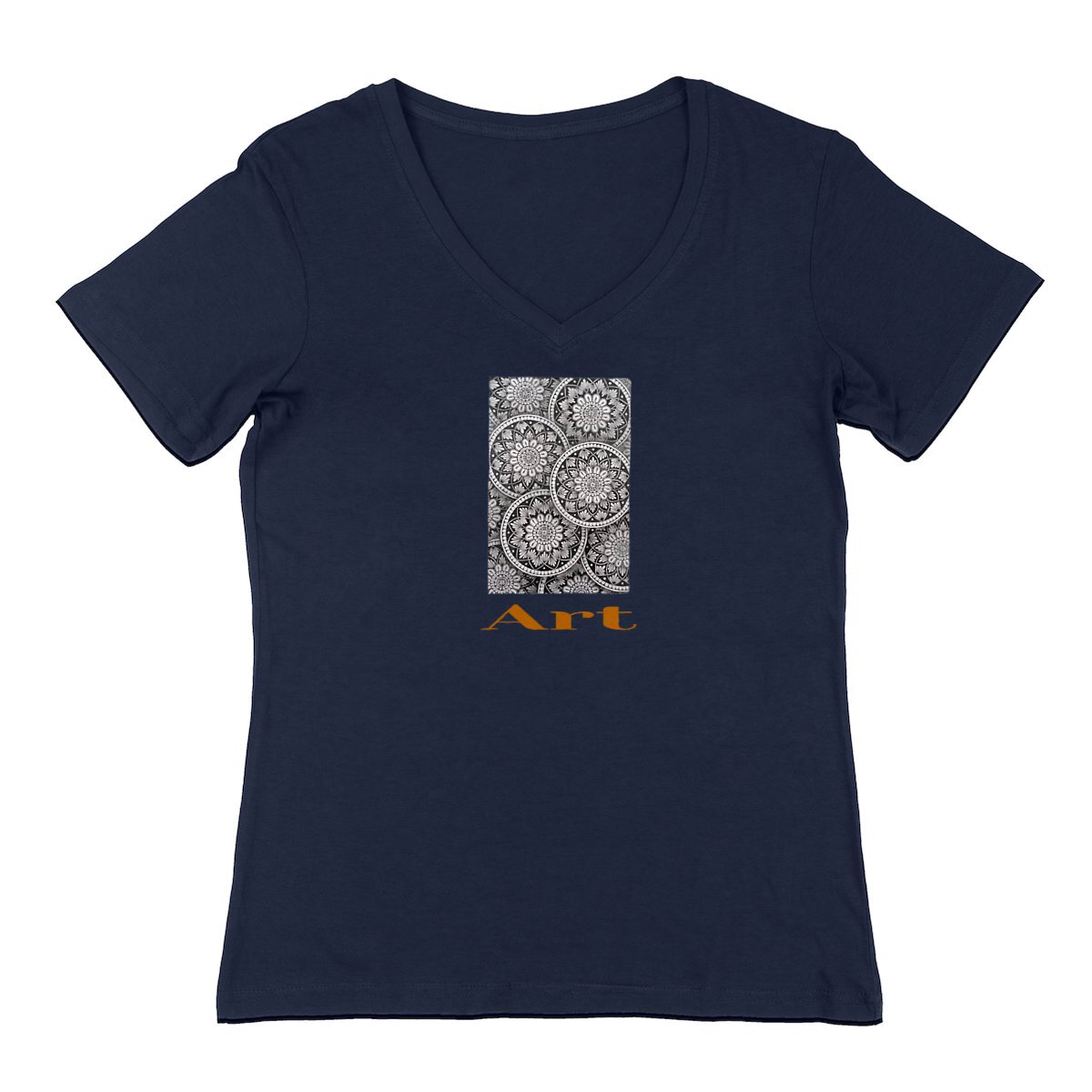 Image back 🌺Women's v-neck T-shirt Change stock 🌺 NY  baggy unisex  t shirt