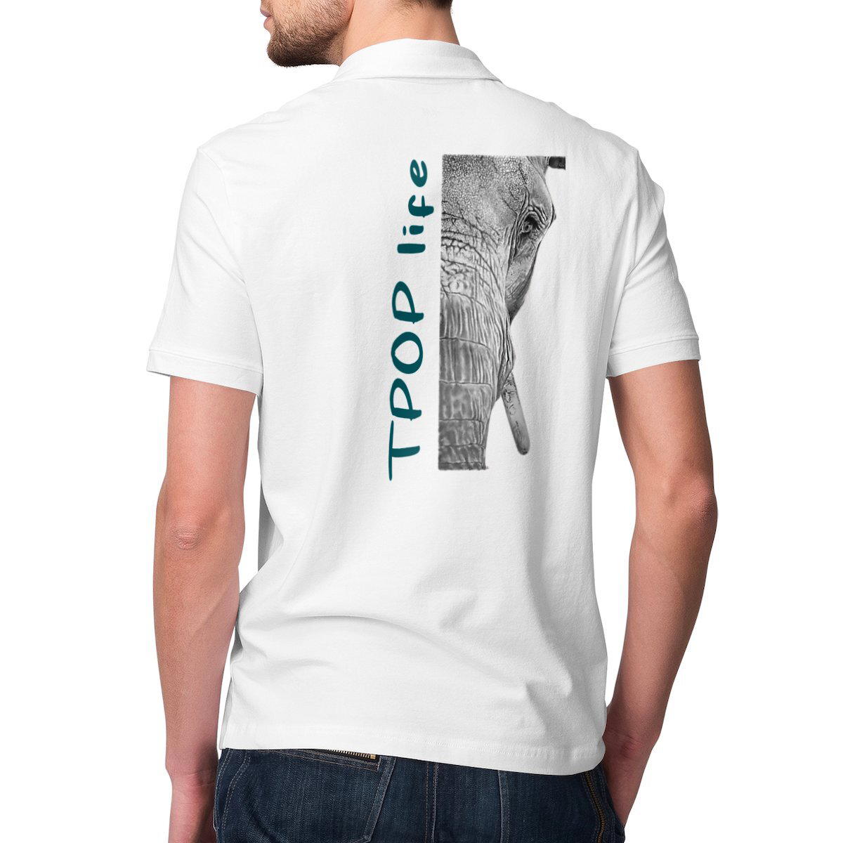 Image front Men's Polo Shirt premium...art DESIGN photography...