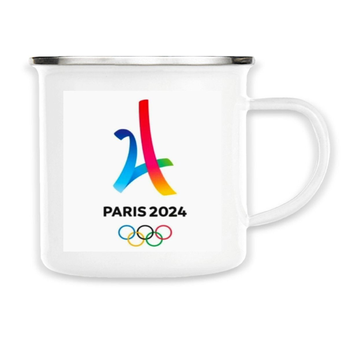 Image front Olympic 2024 design cup,bag pillow 