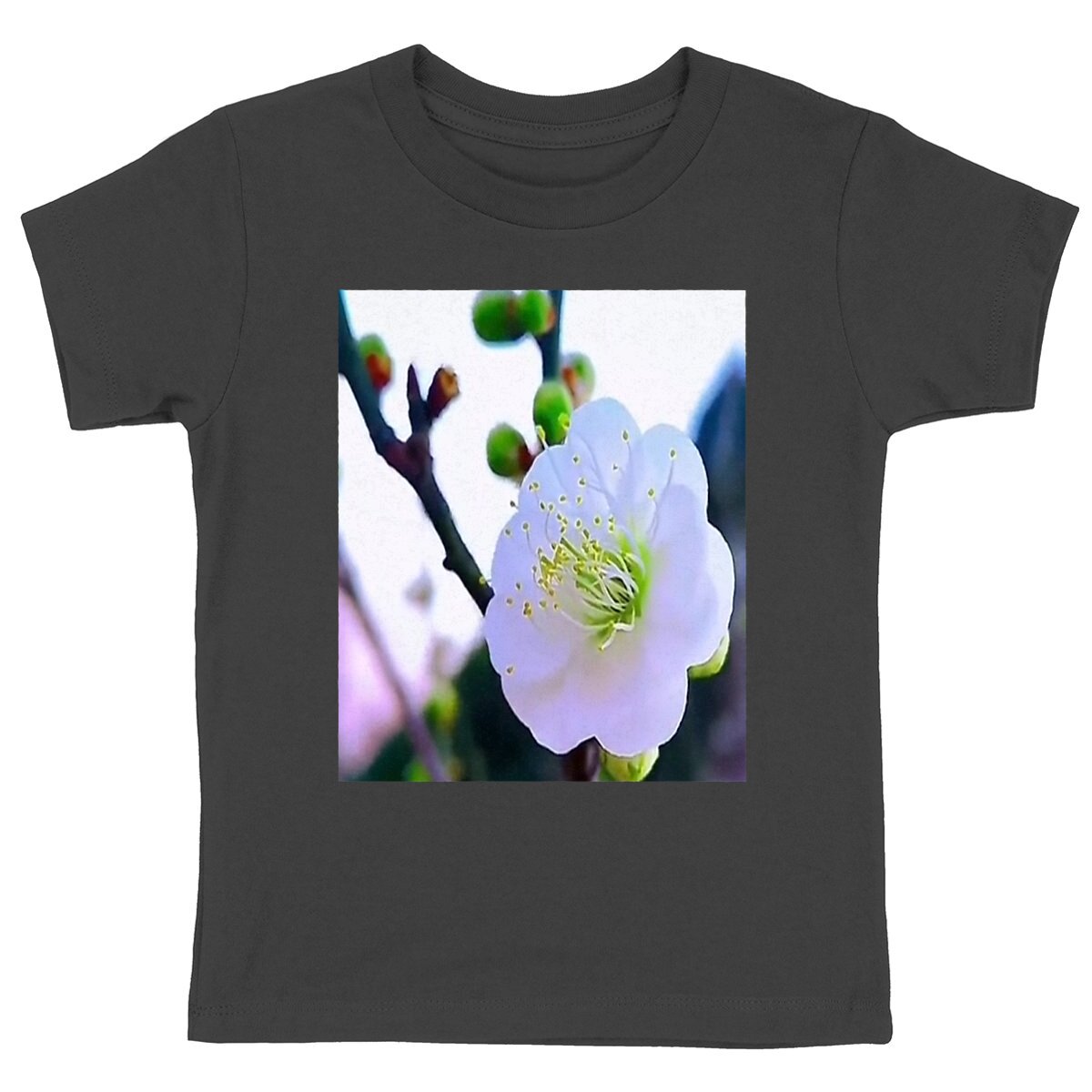 Image back Floral Kids Fashion T Shirt