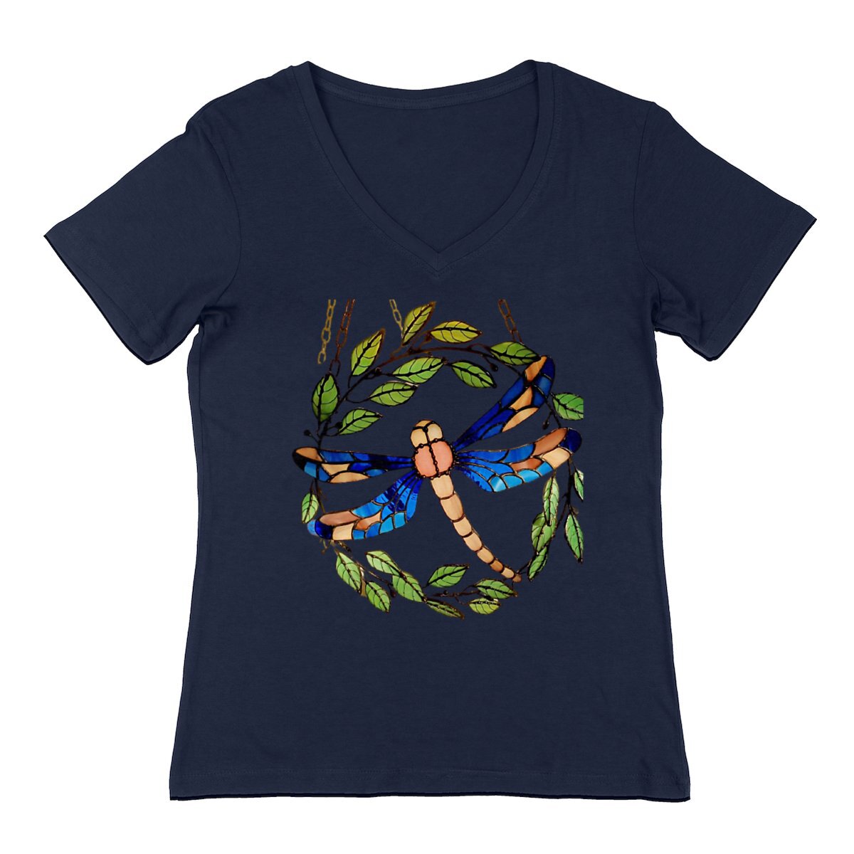Image back Women's v-neck T-shirt Change..art DESIGN photography