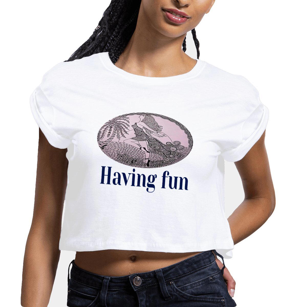 Image front Women's crop top Premium Plus good product 