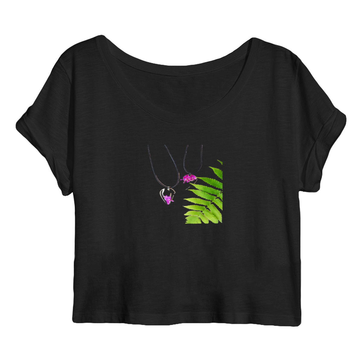 Image back Women's crop top beautiful premium 