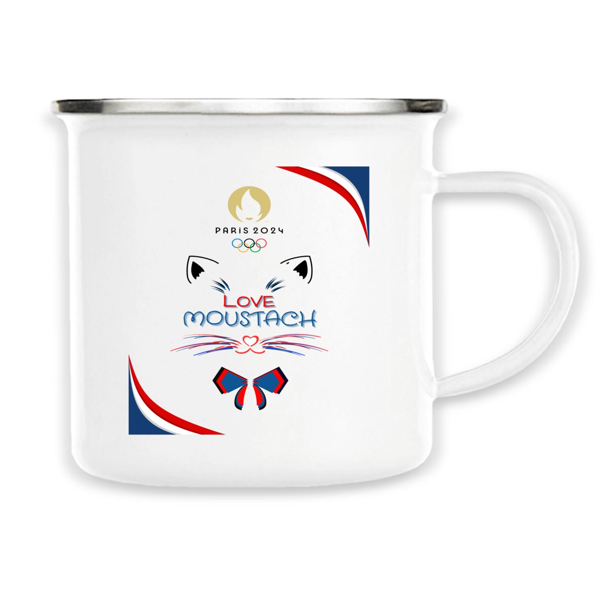 Image back MUG LOVE MOUSTACH JO PARIS 2024 