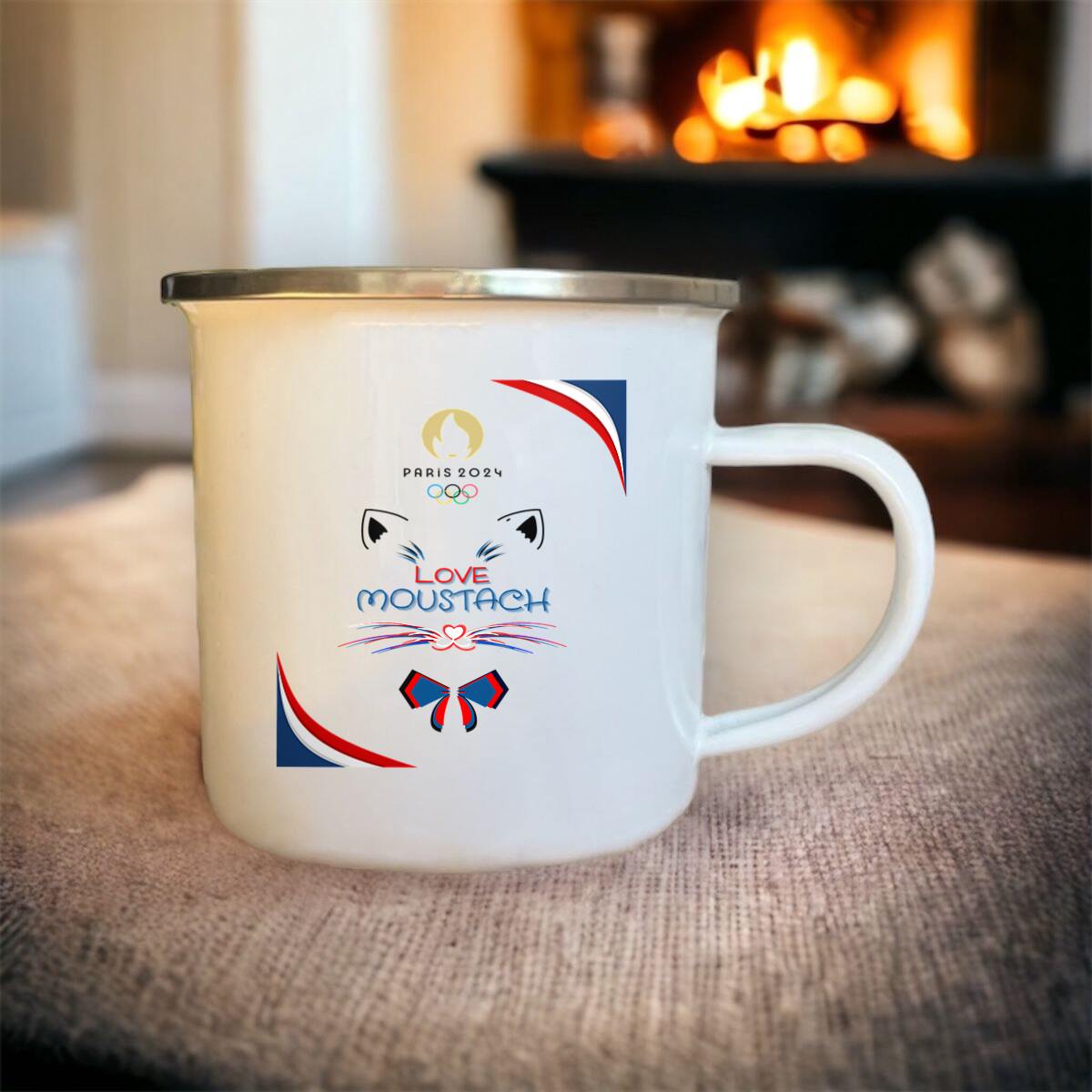 Image front MUG LOVE MOUSTACH JO PARIS 2024 