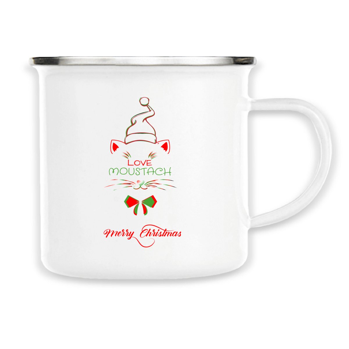 Image back MUG LOVE MOUSTACH JOYEUX NOEL