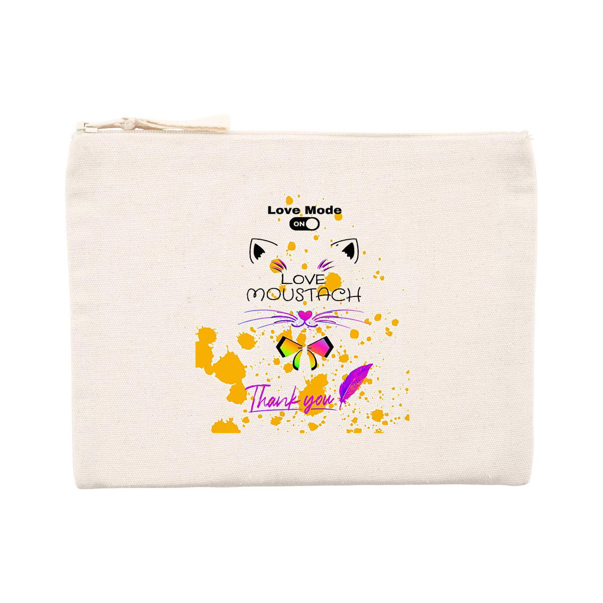 Image back Pochette LOVE MOUSTACH MODE ON
