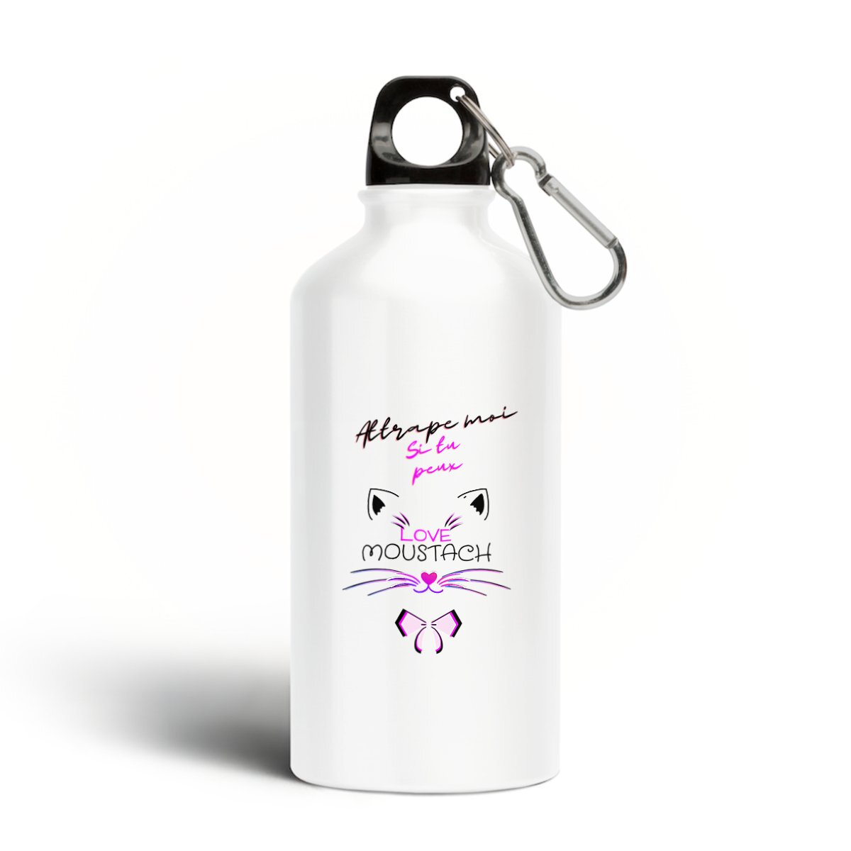 Image back BOUTEILLE LOVE MOUSTACH "ATTRAPE MOI"