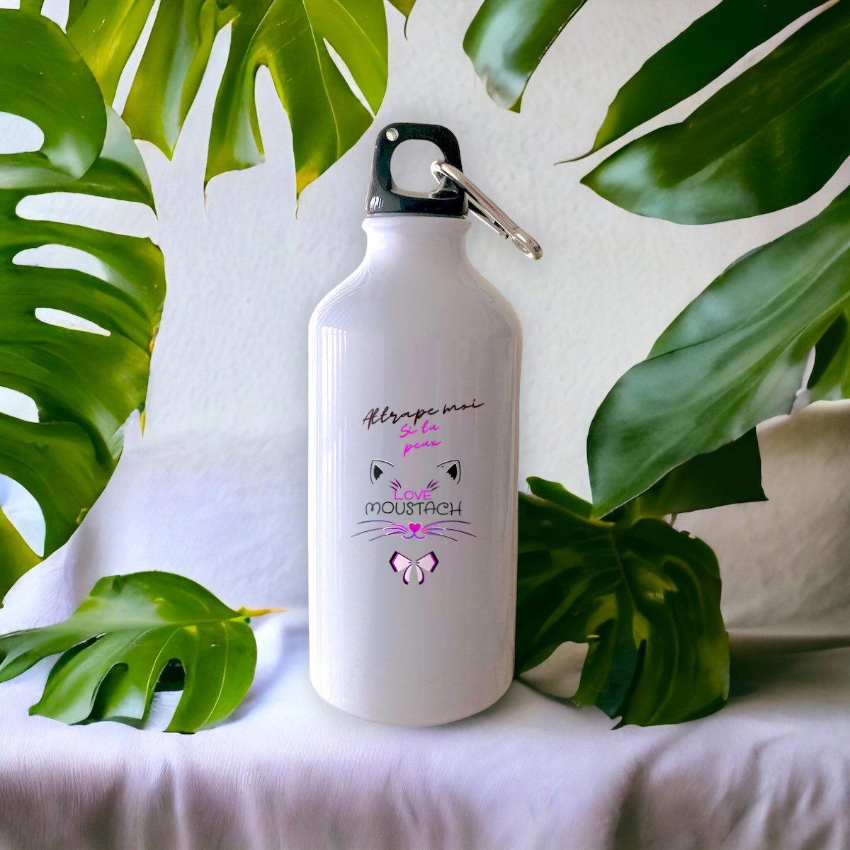 Image front BOUTEILLE LOVE MOUSTACH "ATTRAPE MOI"