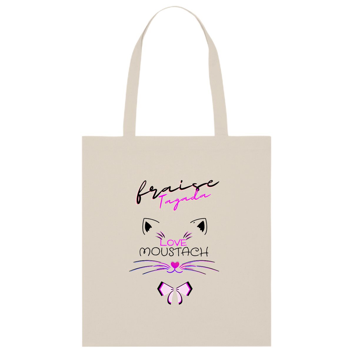 Image back SAC LEGER LOVE MOUSTACH FRAISE TAGADA