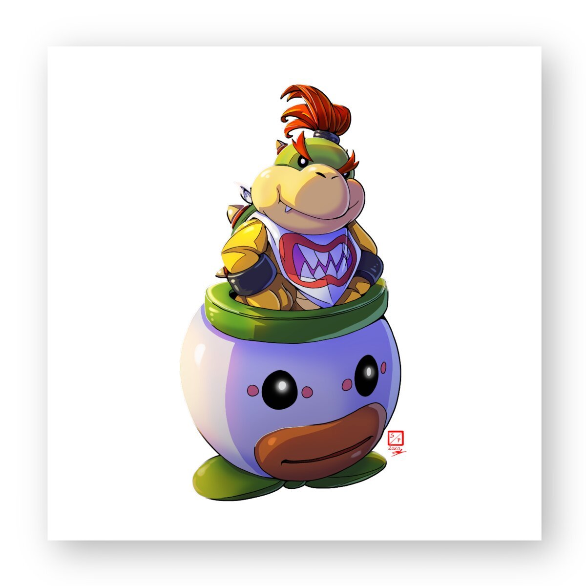 Image front Bowser Jr Sticker