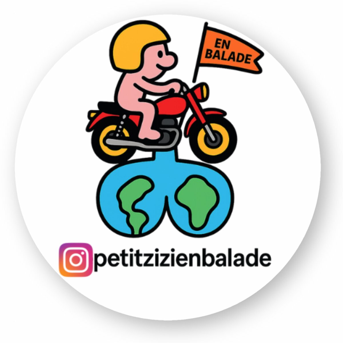 Stickers du Petit Zizi Rond