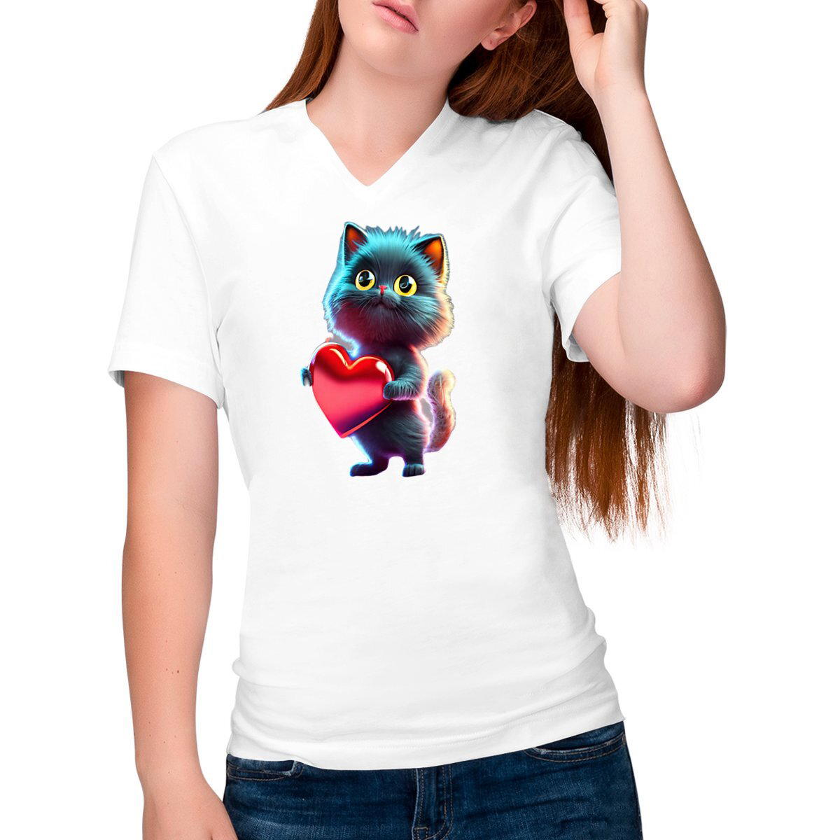 Image du produit Tee shirt personnalisé chat
