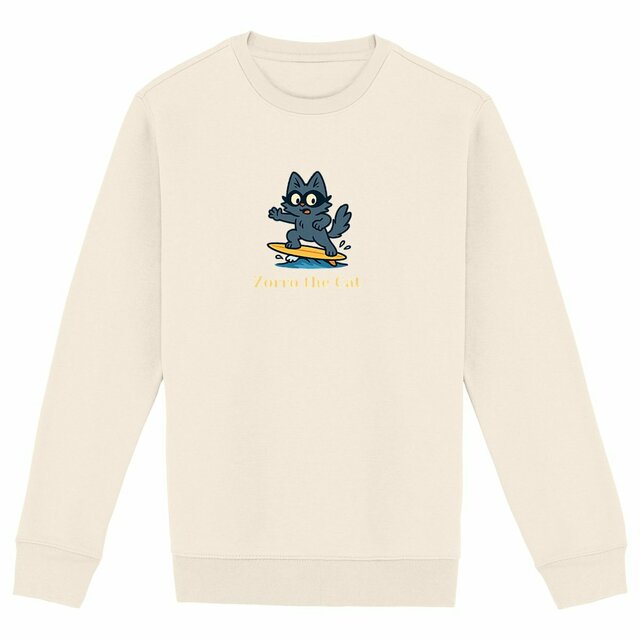 Heavyweight Unisex sweat-shirt with Zorro the Cat - Image