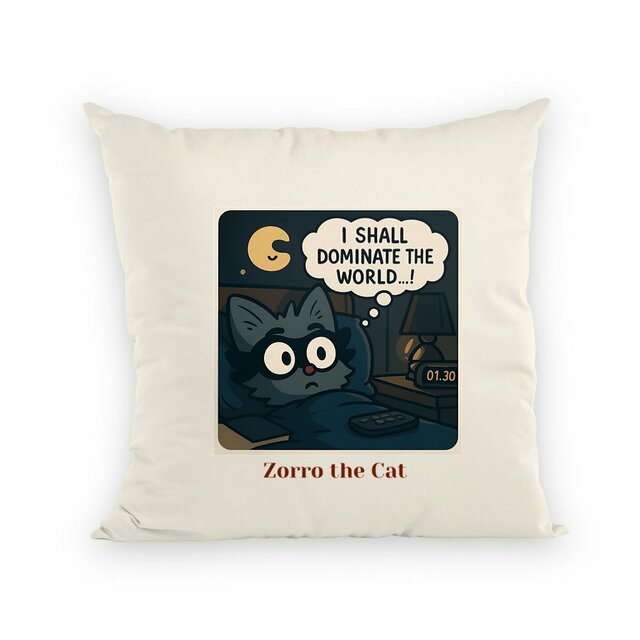 Zorro the Cat Cushion - Image