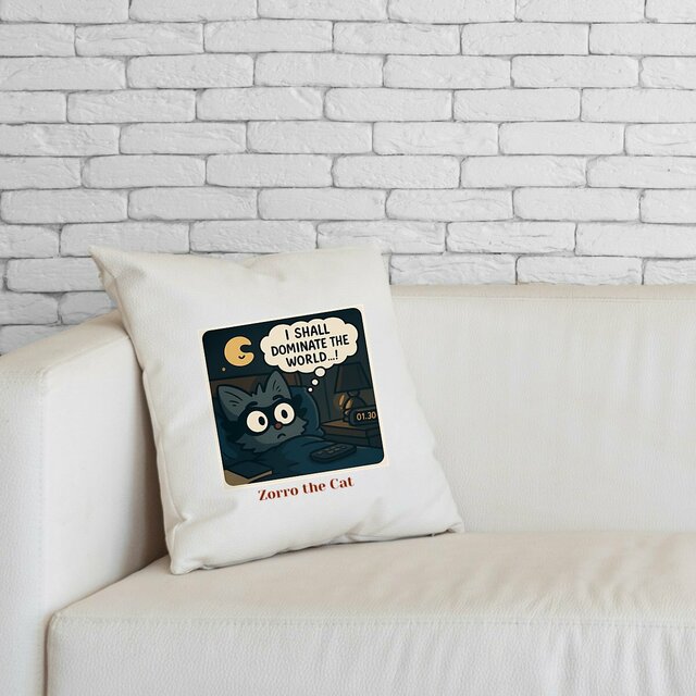 Zorro the Cat Cushion