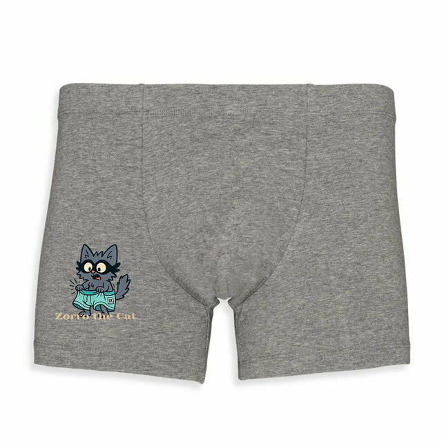 Men's Boxer - Zorro the Cat Design - Image