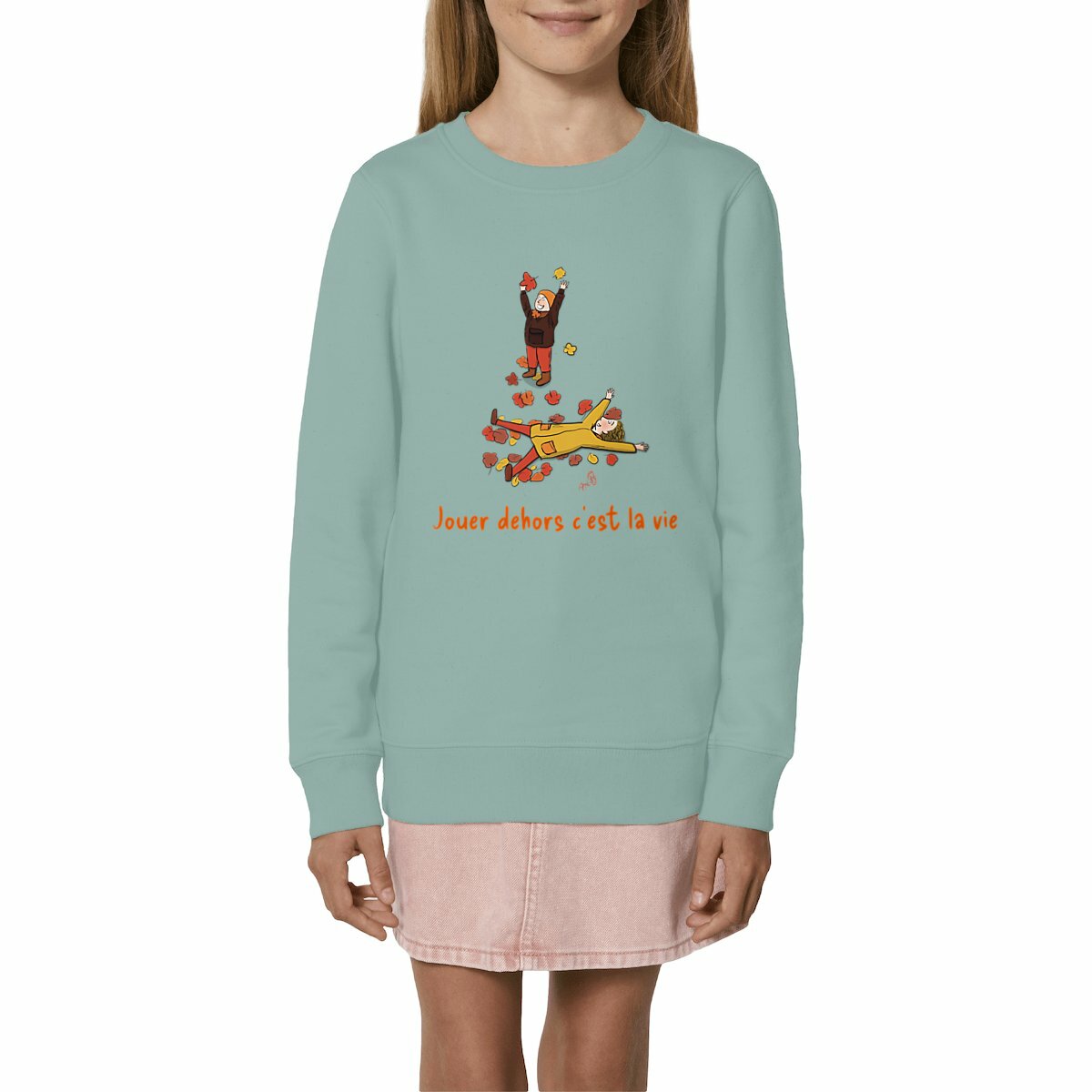 Image front Sweat-shirt enfant feuilles d’automne